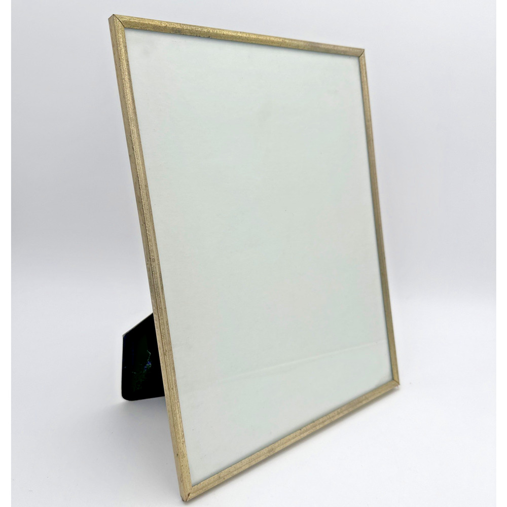 Vintage Brass Metal Picture Frame 14" x 11" MCM Gold Tone Ornate